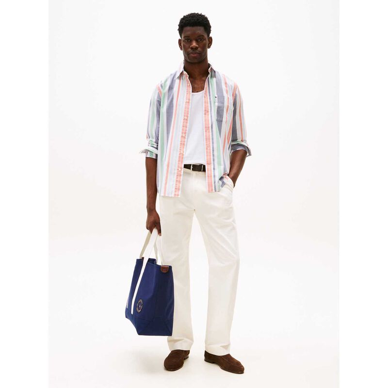 Tommy Hilfiger Lt Oxford Regatta Stripe Rlx Shirt image number 3
